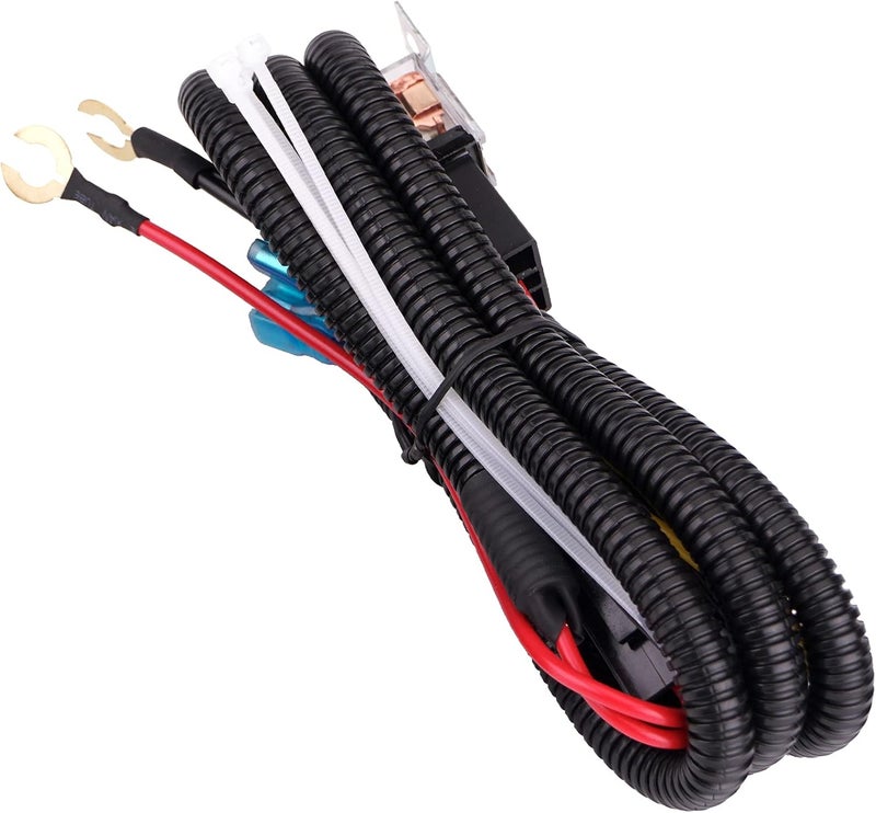 AOLIHAN مجموعة ريلاي لتوصيل بوق 80A 12V متوافقة مع سيارات وشاحنات تركيب شبكة بوق صوت انفجار (سلك بوق) - Image 3